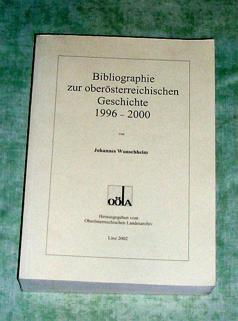 Bibliographie z. oberöst. Geschichte