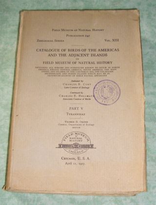 Catalogue Birds America V